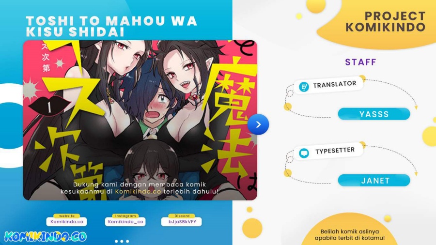 The Witch Controls Her Age and Magic With a Kiss (Toshi to Mahou wa Kiss Shidai) chapter 32