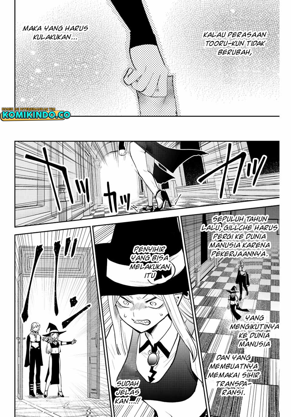 The Witch Controls Her Age and Magic With a Kiss Chapter 38 Bahasa Indonesia