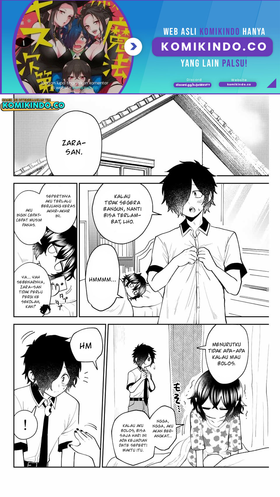 The Witch Controls Her Age and Magic With a Kiss Chapter 41 Bahasa Indonesia