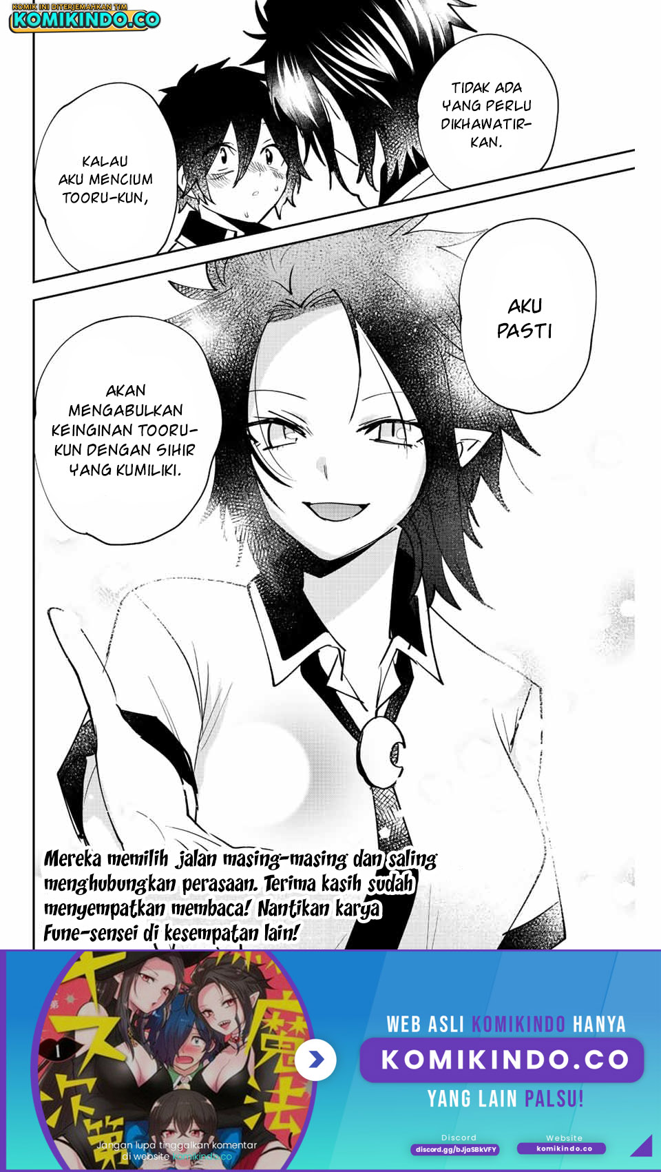 The Witch Controls Her Age and Magic With a Kiss Chapter 41 Bahasa Indonesia