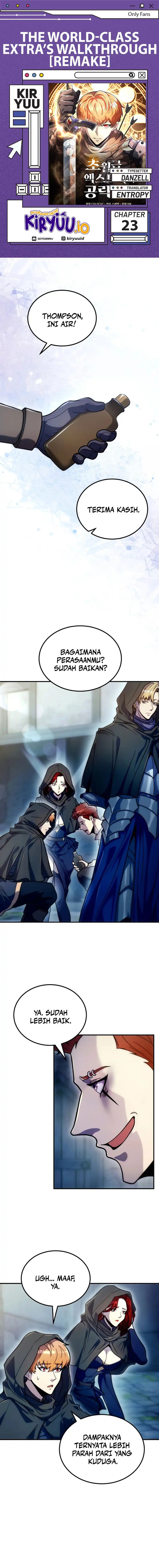 The World-Class Extra’s Walkthrough [Remake] Chapter 23 Bahasa Indonesia