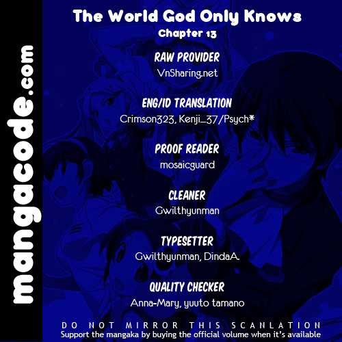 The World God Only Knows Chapter 13 Bahasa Indonesia