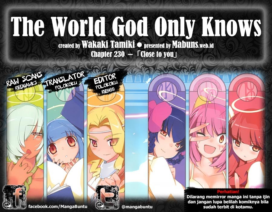 The World God Only Knows Chapter 230 Bahasa Indonesia