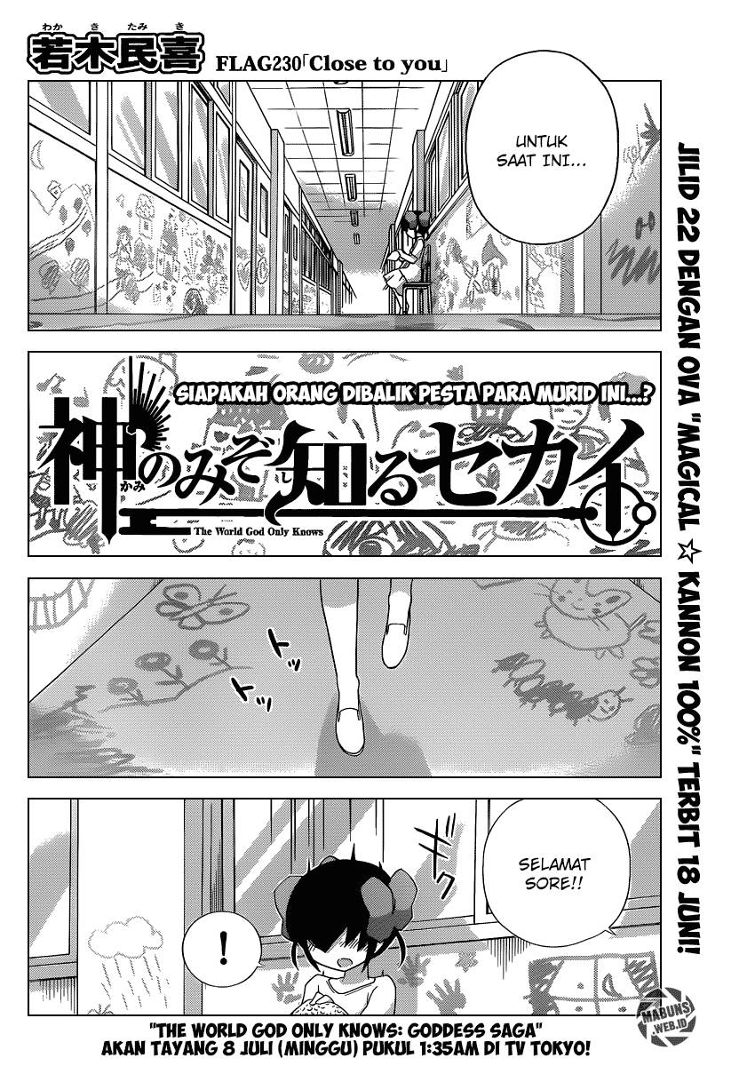 The World God Only Knows Chapter 230 Bahasa Indonesia