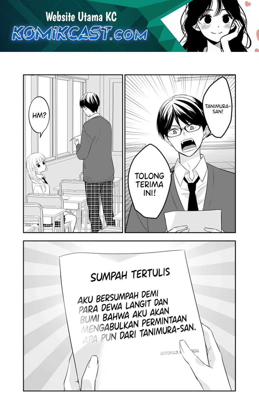 The World Will Be Destroyed Tomorrow, so I Want to Rub Your Boobs Chapter 15 Bahasa Indonesia