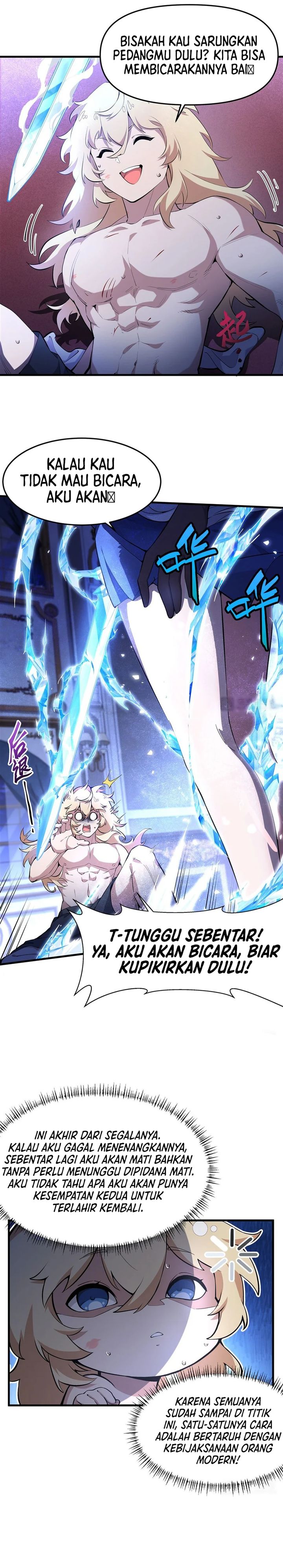 The Yellow-haired Villain in Female Main Character’s Novel wants Happiness Chapter 08 Bahasa Indonesia