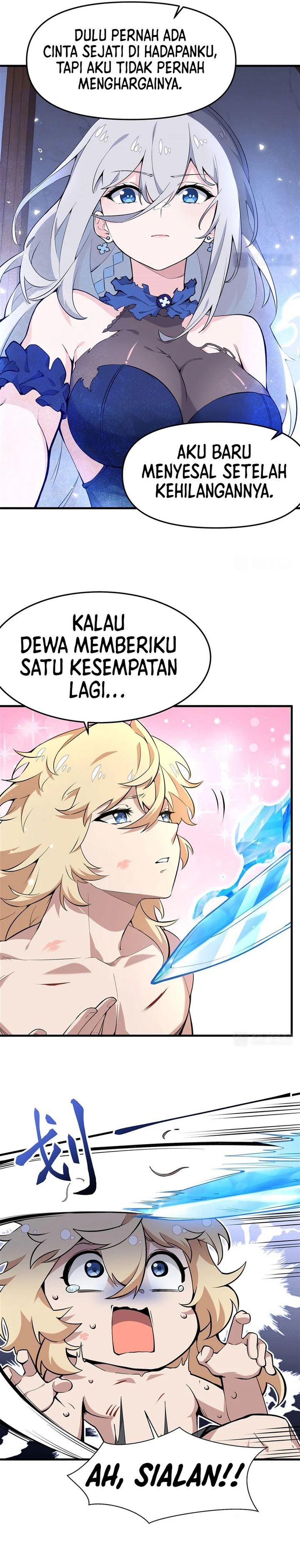 The Yellow-haired Villain in Female Main Character’s Novel wants Happiness Chapter 08 Bahasa Indonesia