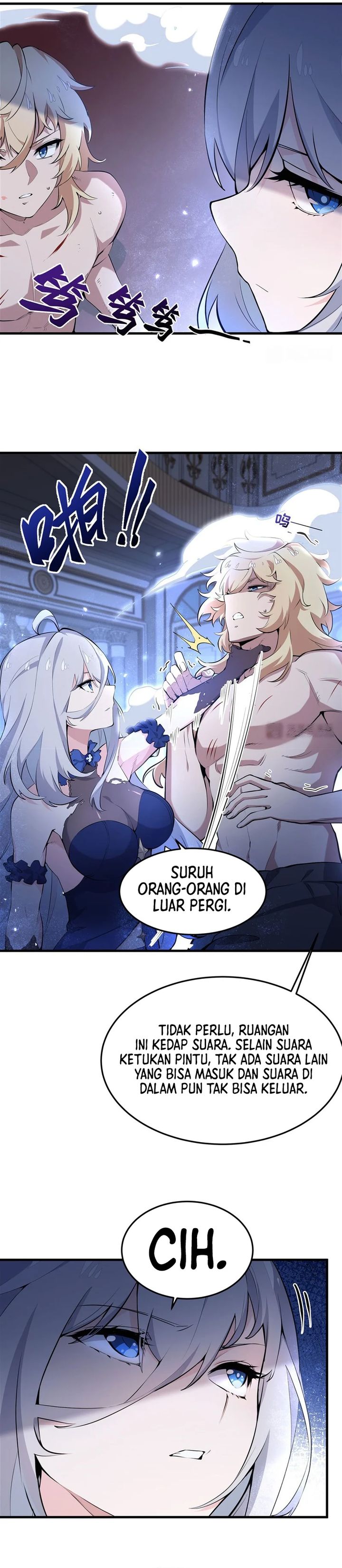 The Yellow-haired Villain in Female Main Character’s Novel wants Happiness Chapter 08 Bahasa Indonesia