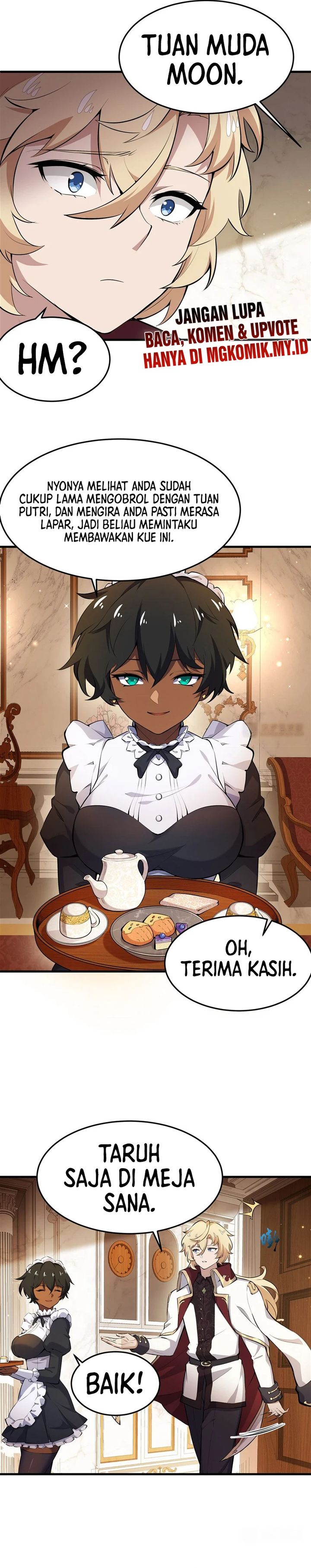 The Yellow-haired Villain in Female Main Character’s Novel wants Happiness Chapter 08 Bahasa Indonesia