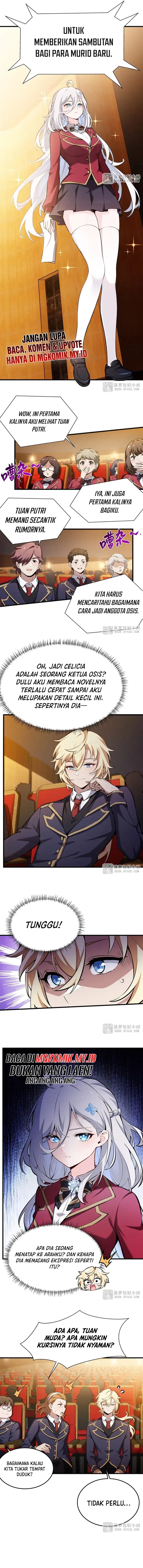 The Yellow-haired Villain in Female Main Character’s Novel wants Happiness Chapter 45 Bahasa Indonesia