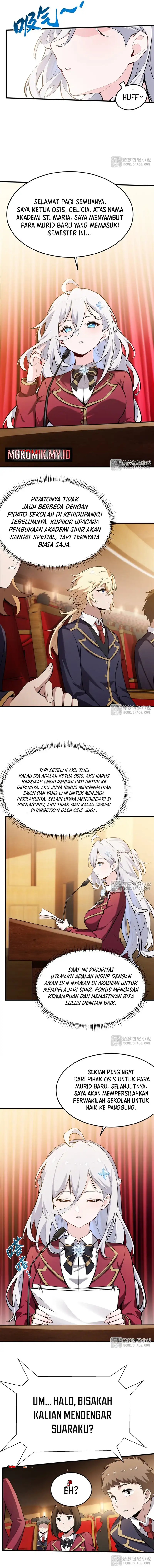 The Yellow-haired Villain in Female Main Character’s Novel wants Happiness Chapter 45 Bahasa Indonesia