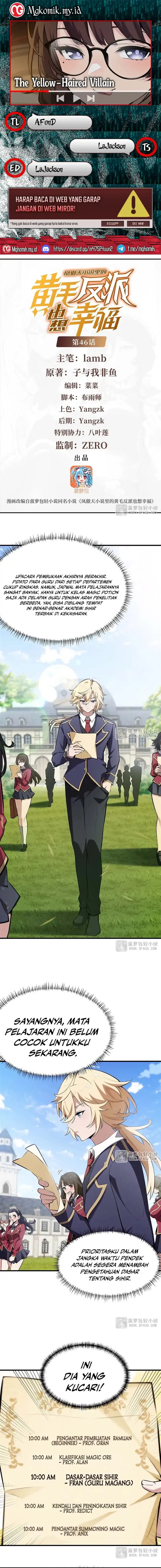 The Yellow-haired Villain in Female Main Character’s Novel wants Happiness chapter 46