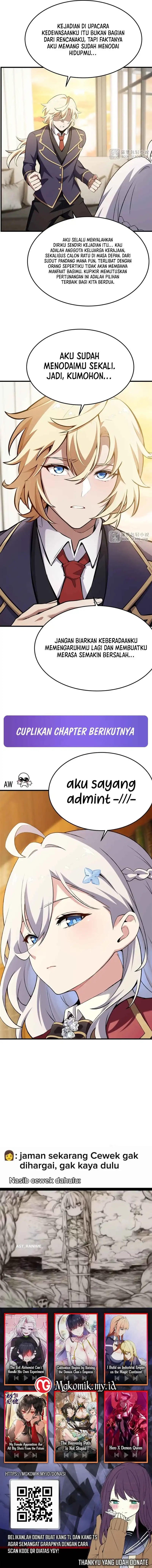 The Yellow-haired Villain in Female Main Character’s Novel wants Happiness Chapter 49 Bahasa Indonesia