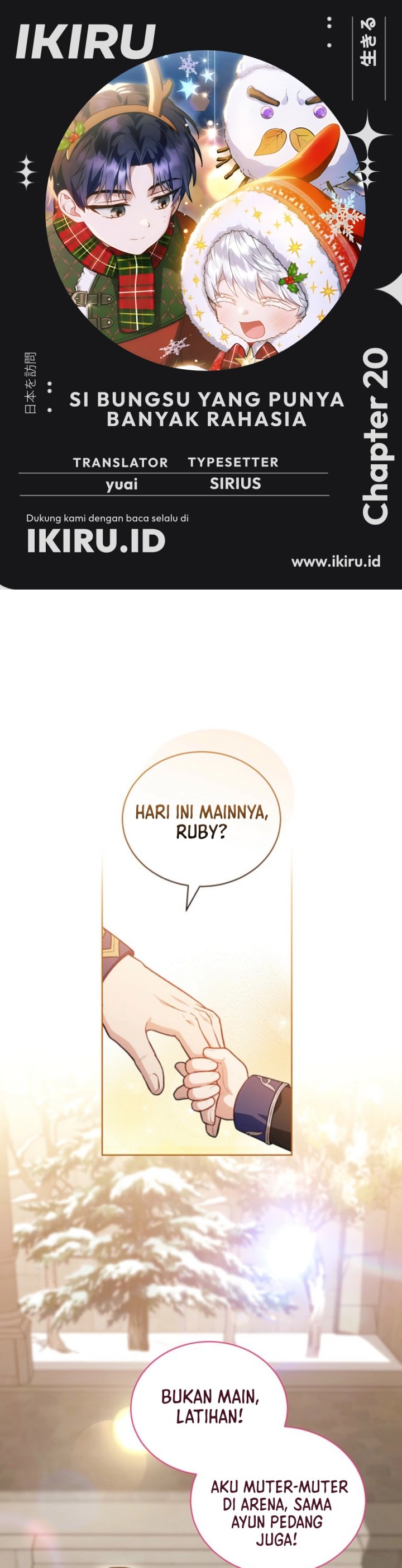 The Youngest Hides Way Too Much Chapter 20 Bahasa Indonesia