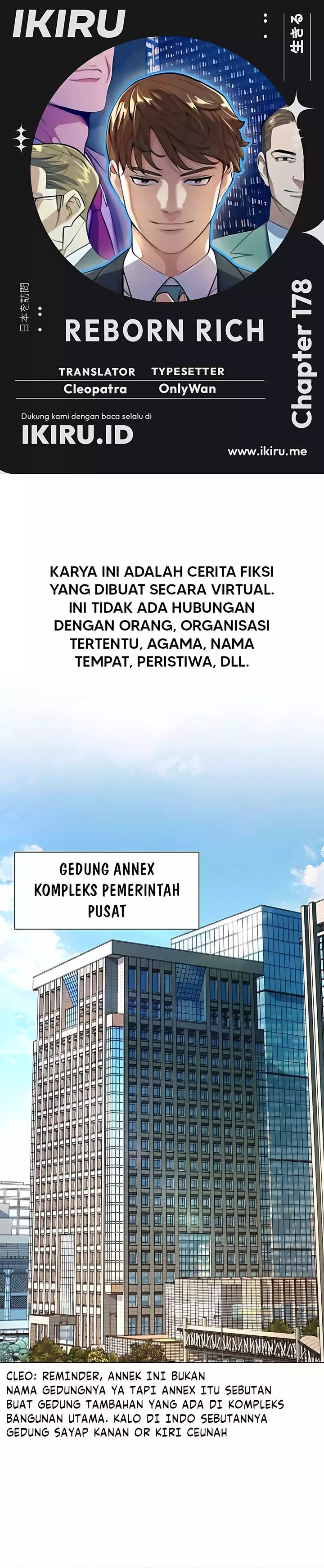 The Youngest Son Of A Rich Family (Reborn Rich) Chapter 178 Bahasa Indonesia