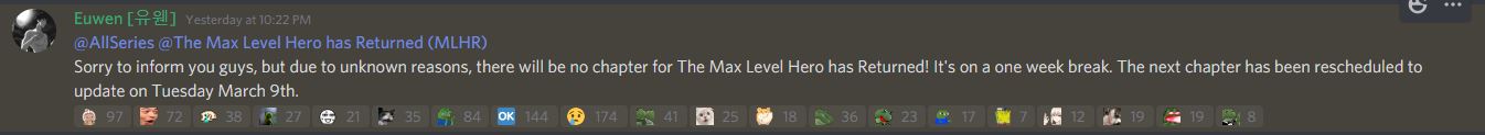 The MAX Leveled Hero Will Return! chapter 37