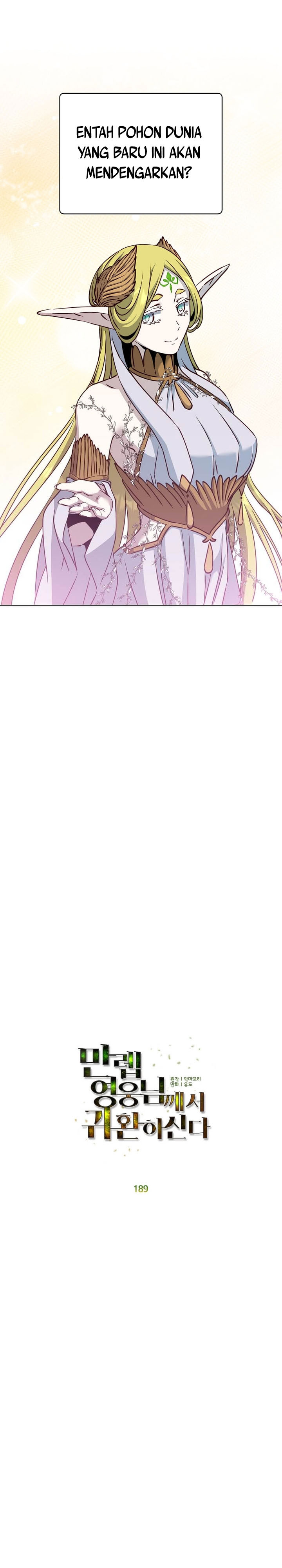 The MAX Leveled Hero Will Return! Chapter 189 Bahasa Indonesia
