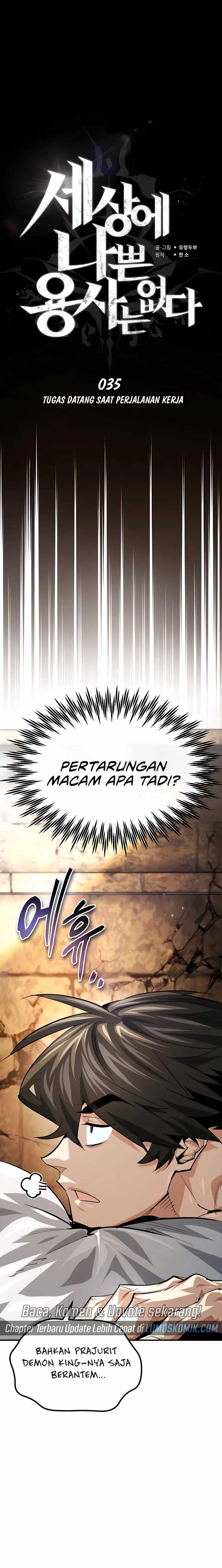There Are No Bad Heroes In This World Chapter 35 Bahasa Indonesia