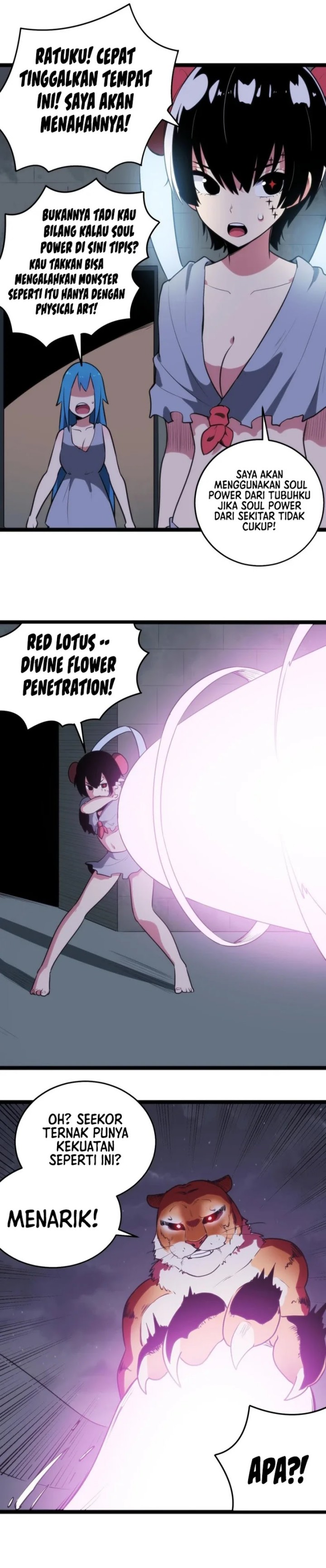 This Saint Has a Showdown Chapter 78 Bahasa Indonesia