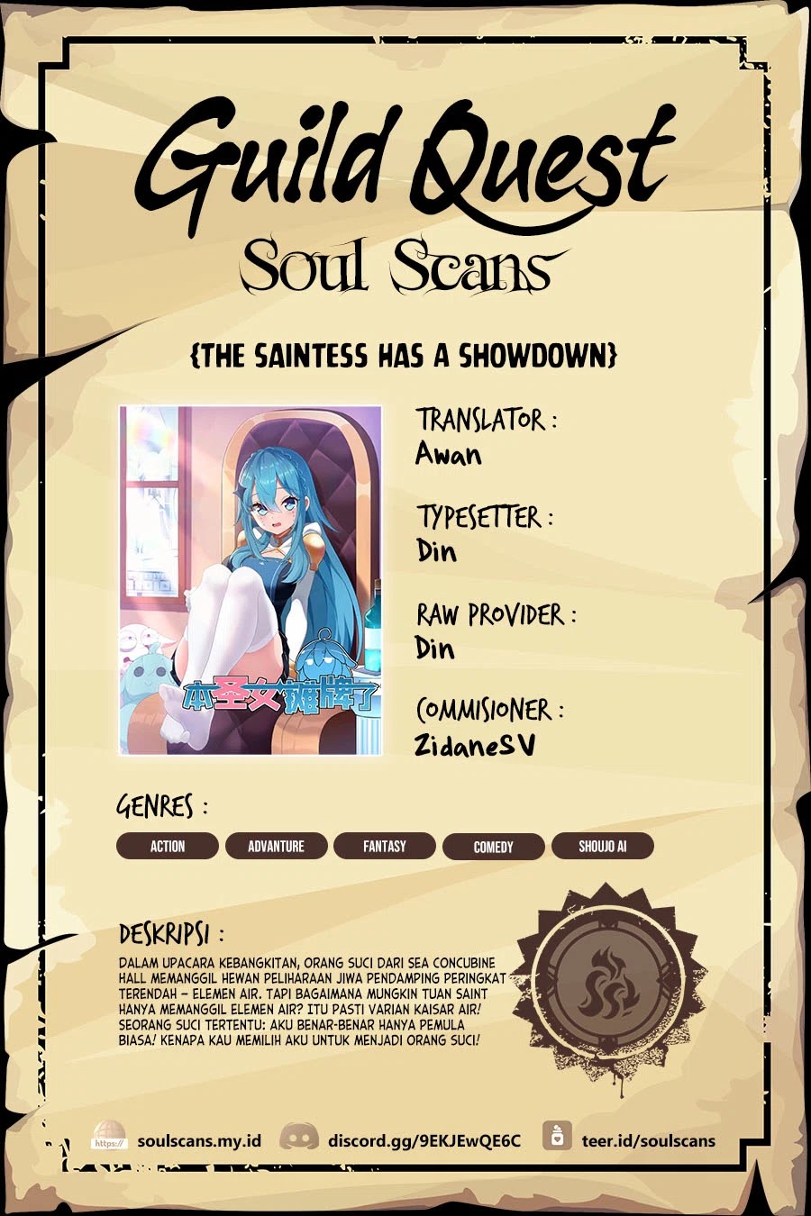 This Saint Has a Showdown Chapter 113 Bahasa Indonesia