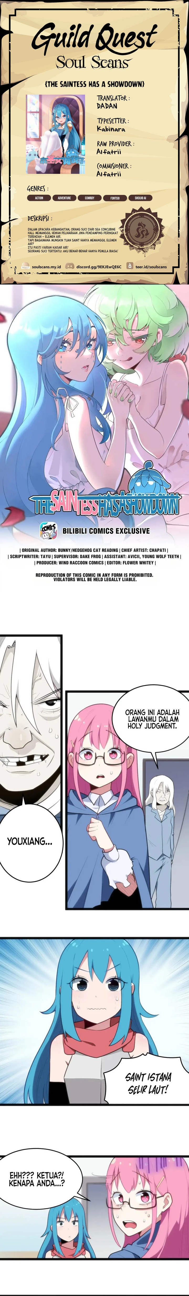 This Saint Has a Showdown Chapter 136 Bahasa Indonesia