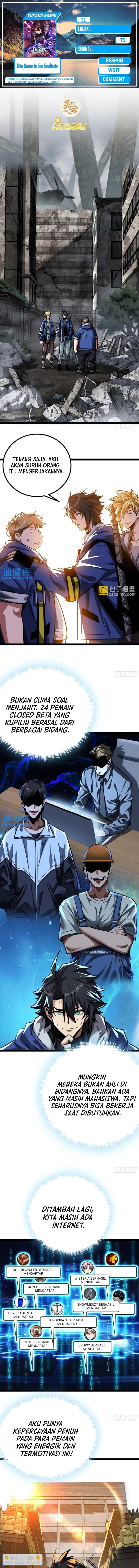This Game Is Too Realistic Chapter 29 Bahasa Indonesia