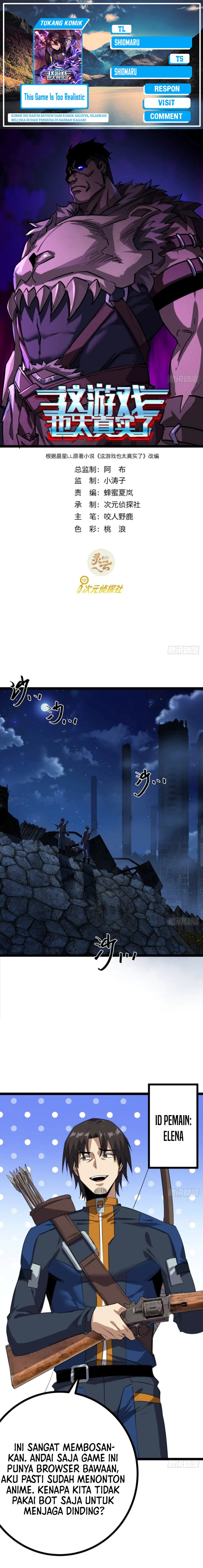 This Game Is Too Realistic Chapter 83 Bahasa Indonesia