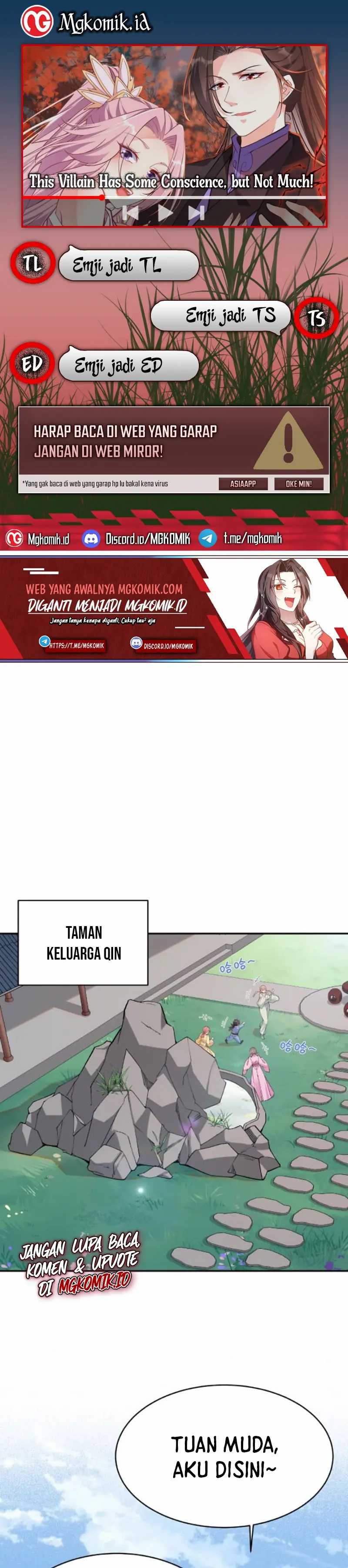 This Villain Has Some Conscience, but Not Much! Chapter 03 Bahasa Indonesia