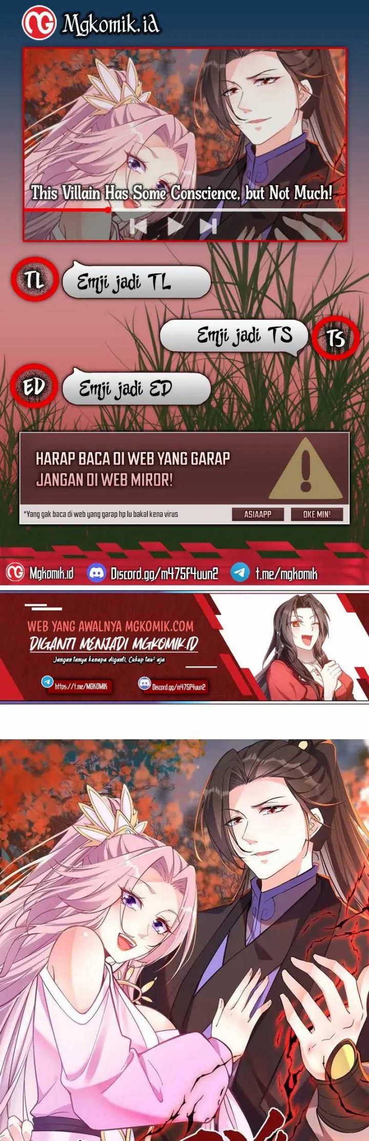 This Villain Has Some Conscience, but Not Much! Chapter 53 Bahasa Indonesia