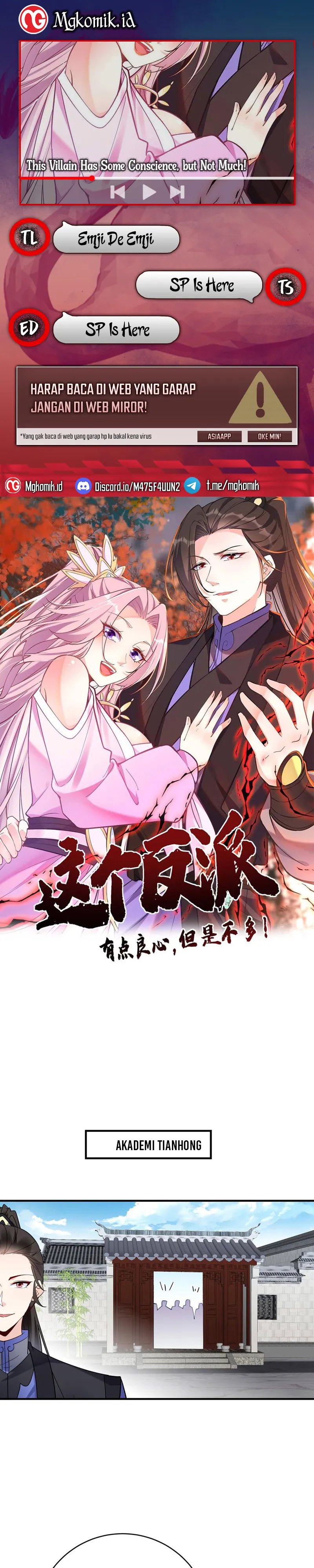 This Villain Has Some Conscience, but Not Much! Chapter 109 Bahasa Indonesia