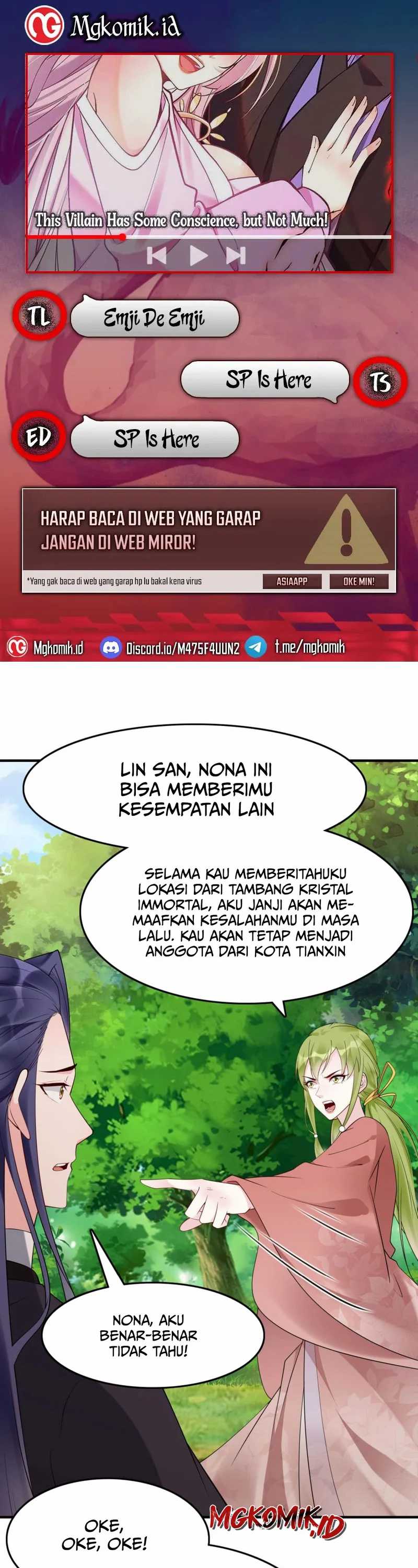 This Villain Has Some Conscience, but Not Much! Chapter 164 Bahasa Indonesia