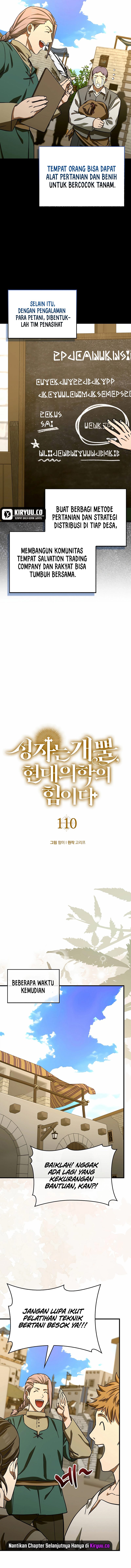 To Hell With Being a Saint, I’m a Doctor Chapter 110 Bahasa Indonesia