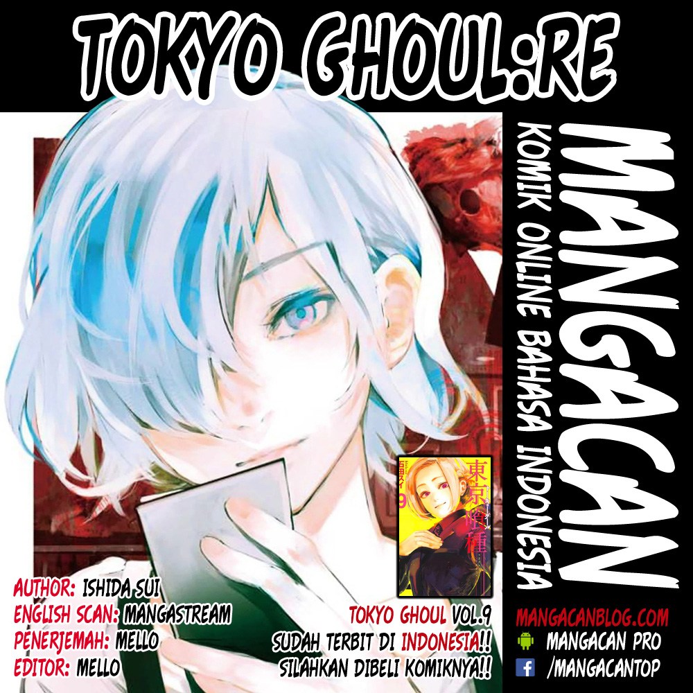 Tokyo Ghoul:re Chapter 164 Bahasa Indonesia