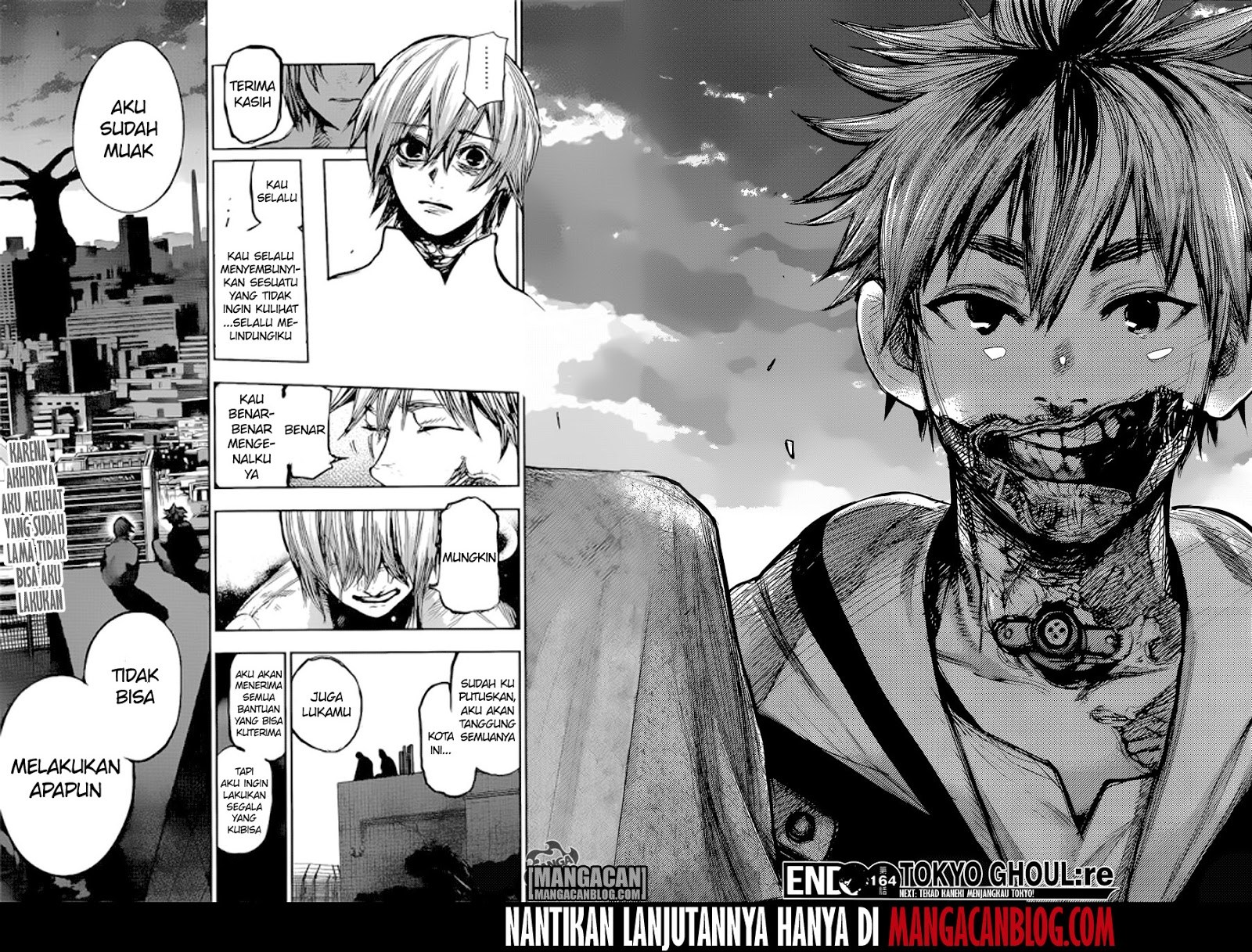 Tokyo Ghoul:re Chapter 164 Bahasa Indonesia