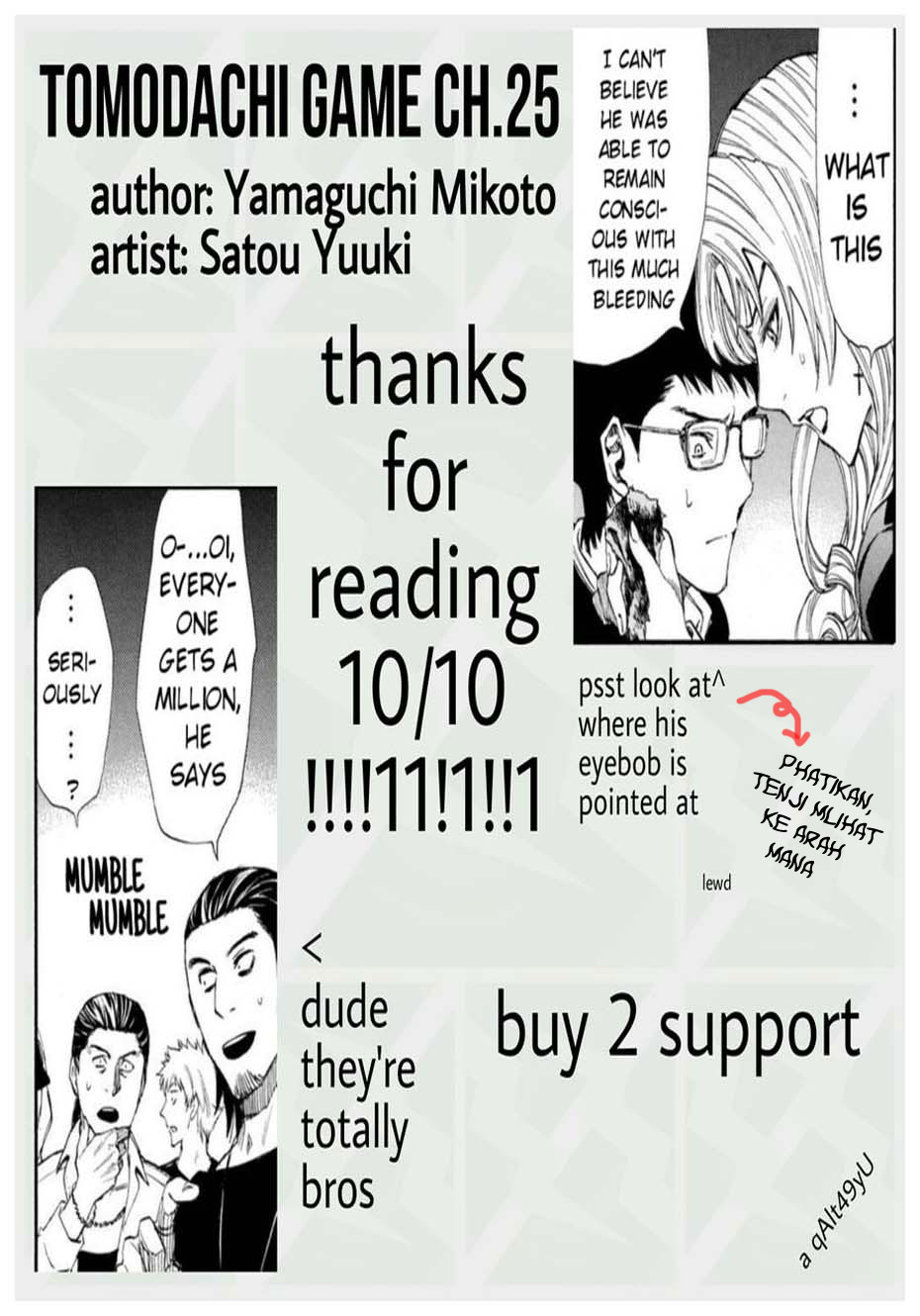 Tomodachi Game chapter 25