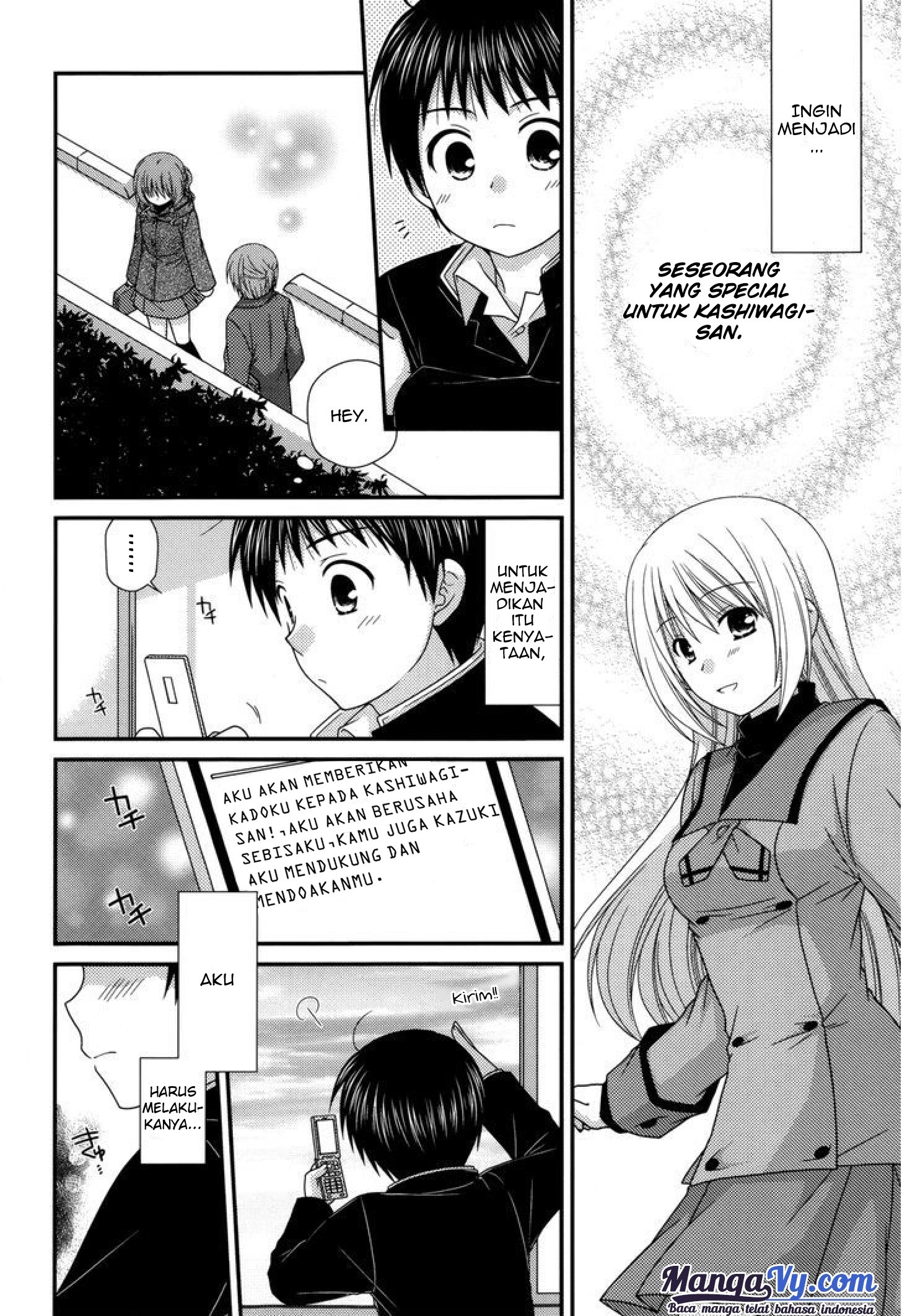 Tonari no Kashiwagi-san Chapter 39 Bahasa Indonesia