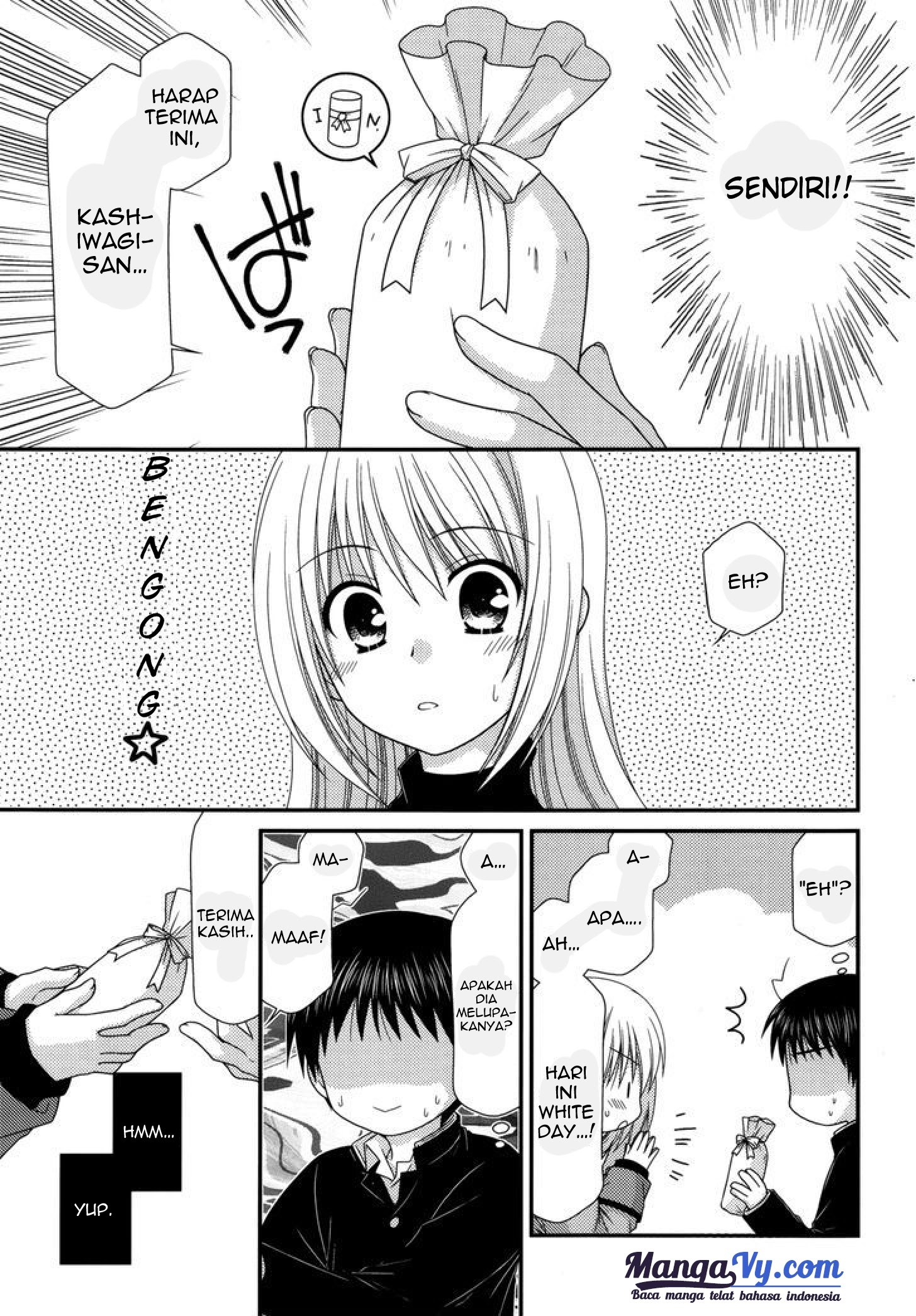 Tonari no Kashiwagi-san Chapter 39 Bahasa Indonesia