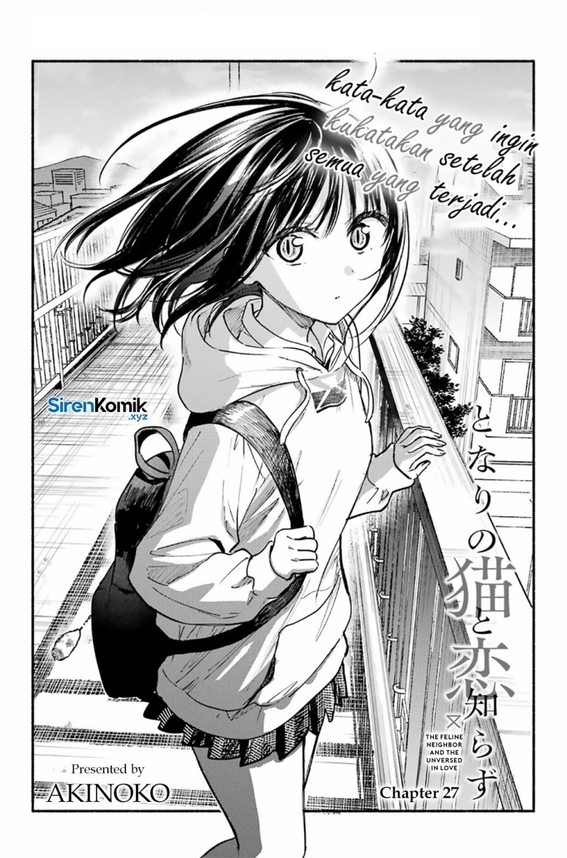 Tonari no Neko to Koi Shirazu Chapter 27 Bahasa Indonesia