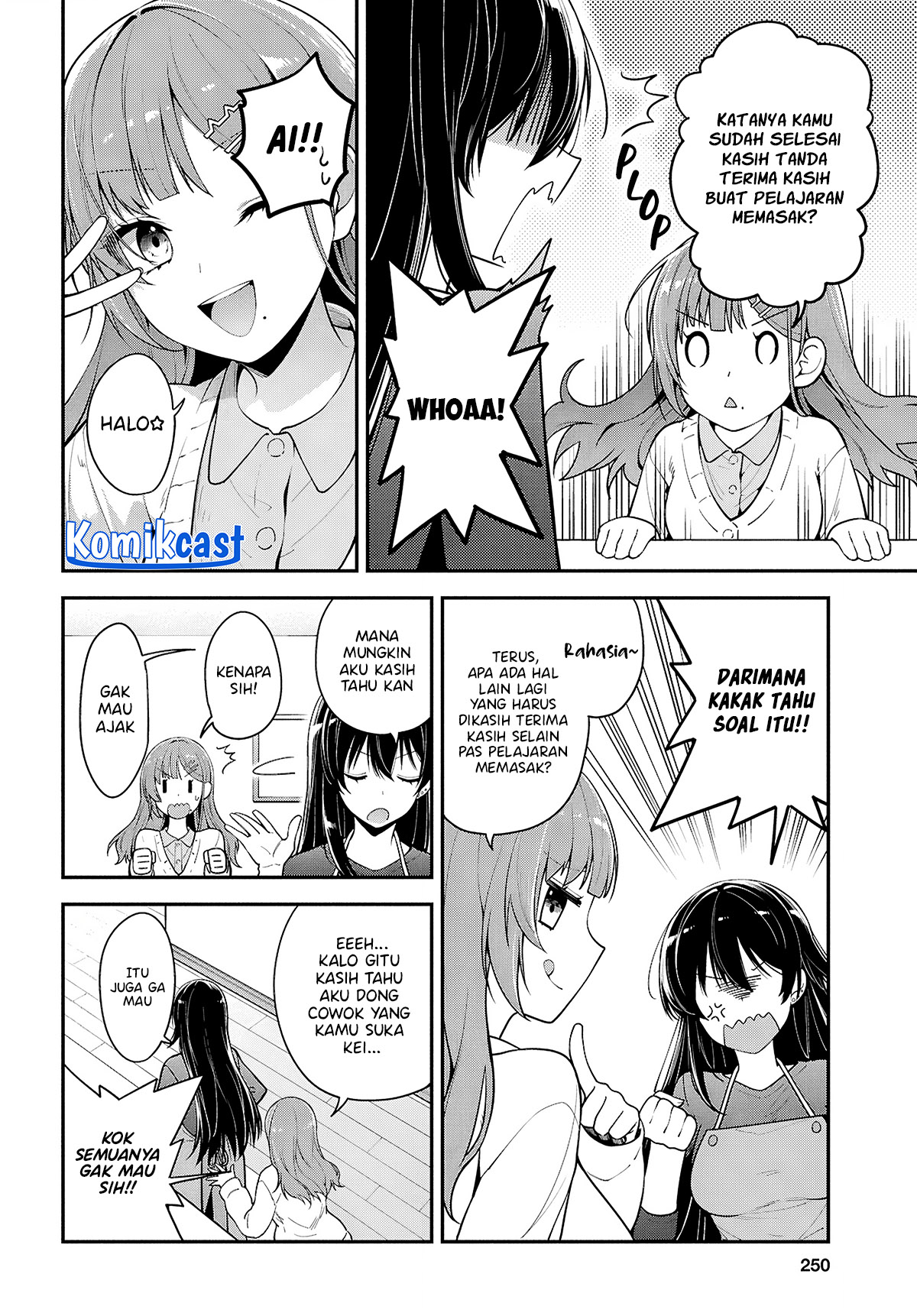 Tonari no Seki no Yankee Shimizu-san ga Kami o Kuroku Sometekita chapter 4
