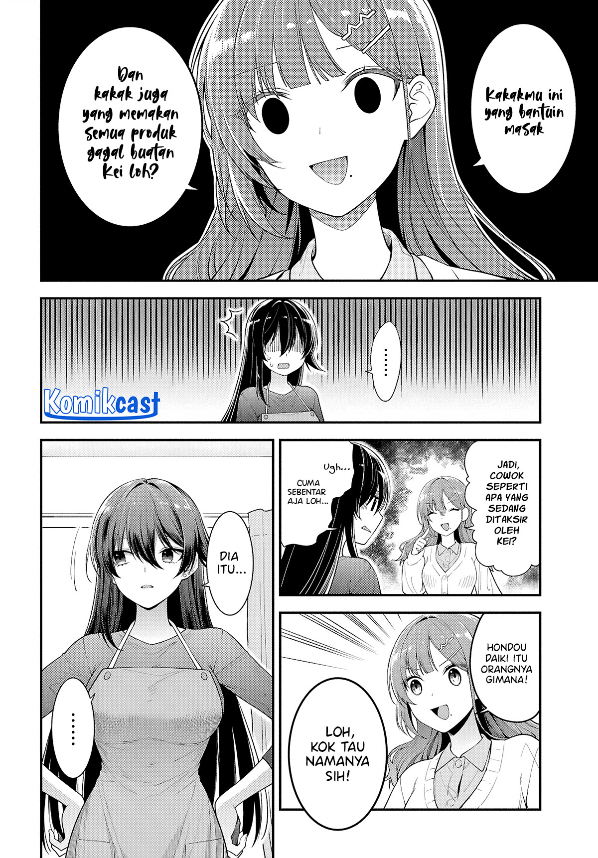 Tonari no Seki no Yankee Shimizu-san ga Kami o Kuroku Sometekita chapter 4
