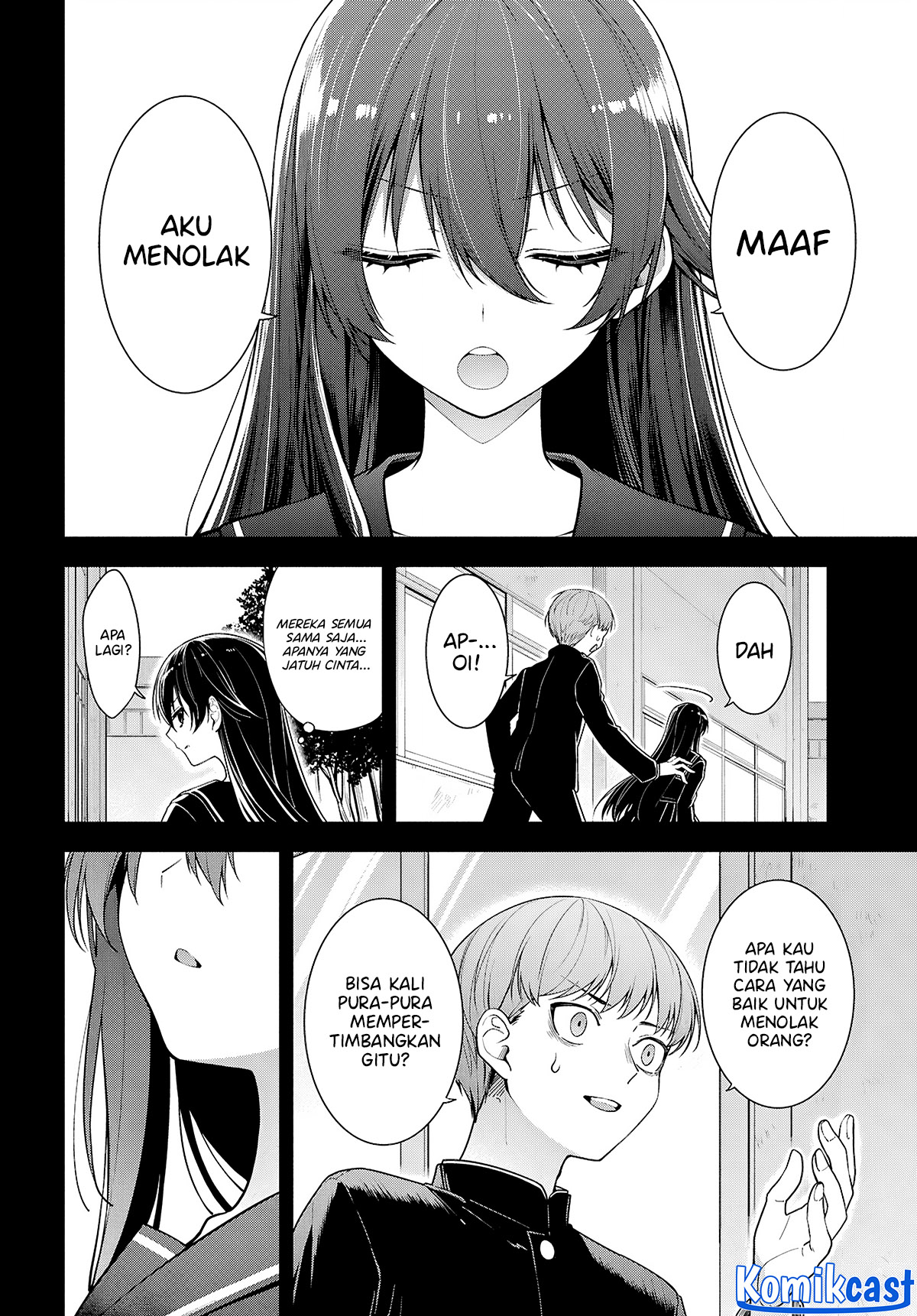 Tonari no Seki no Yankee Shimizu-san ga Kami o Kuroku Sometekita chapter 4