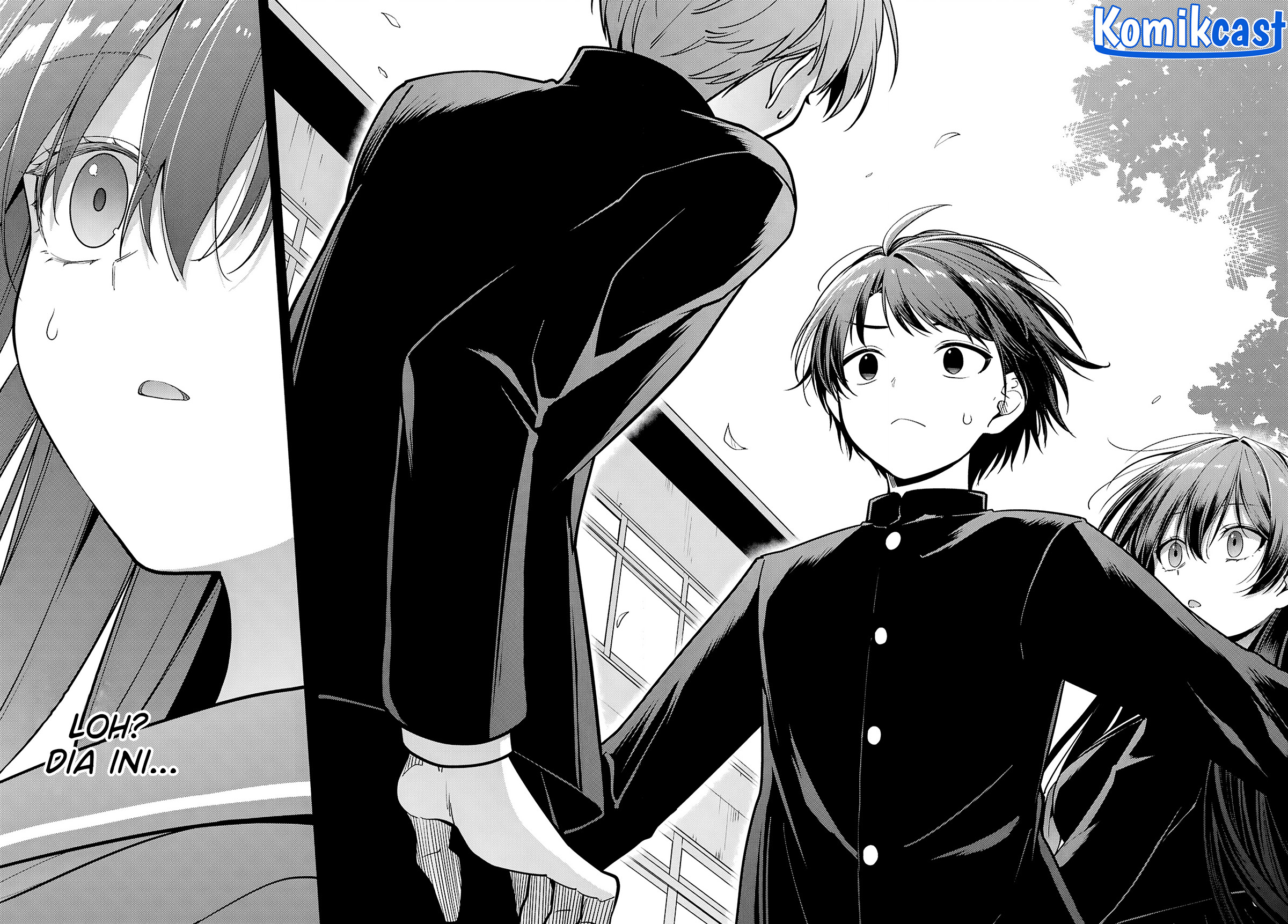 Tonari no Seki no Yankee Shimizu-san ga Kami o Kuroku Sometekita chapter 4