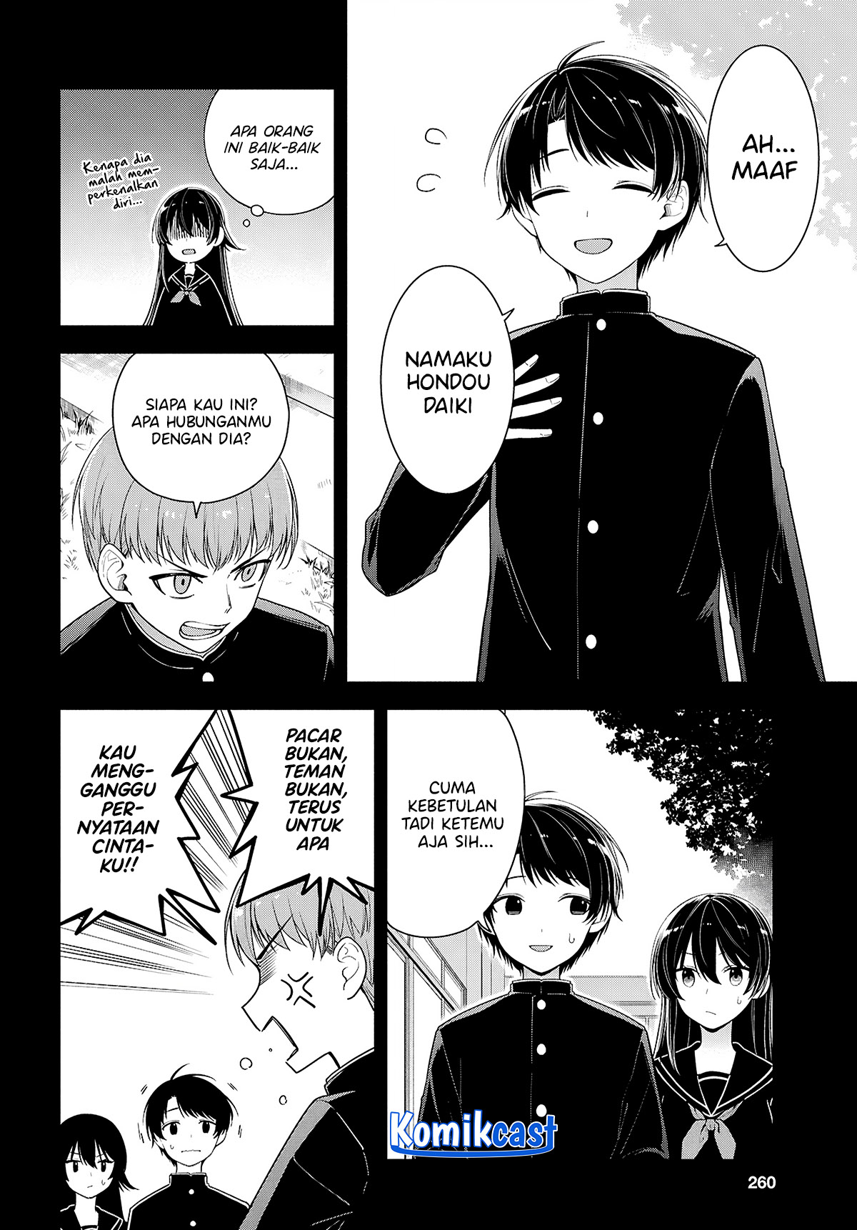 Tonari no Seki no Yankee Shimizu-san ga Kami o Kuroku Sometekita chapter 4