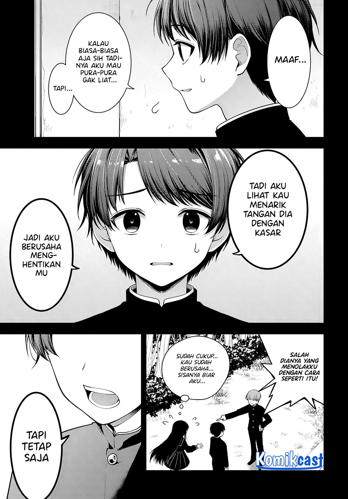 Tonari no Seki no Yankee Shimizu-san ga Kami o Kuroku Sometekita chapter 4