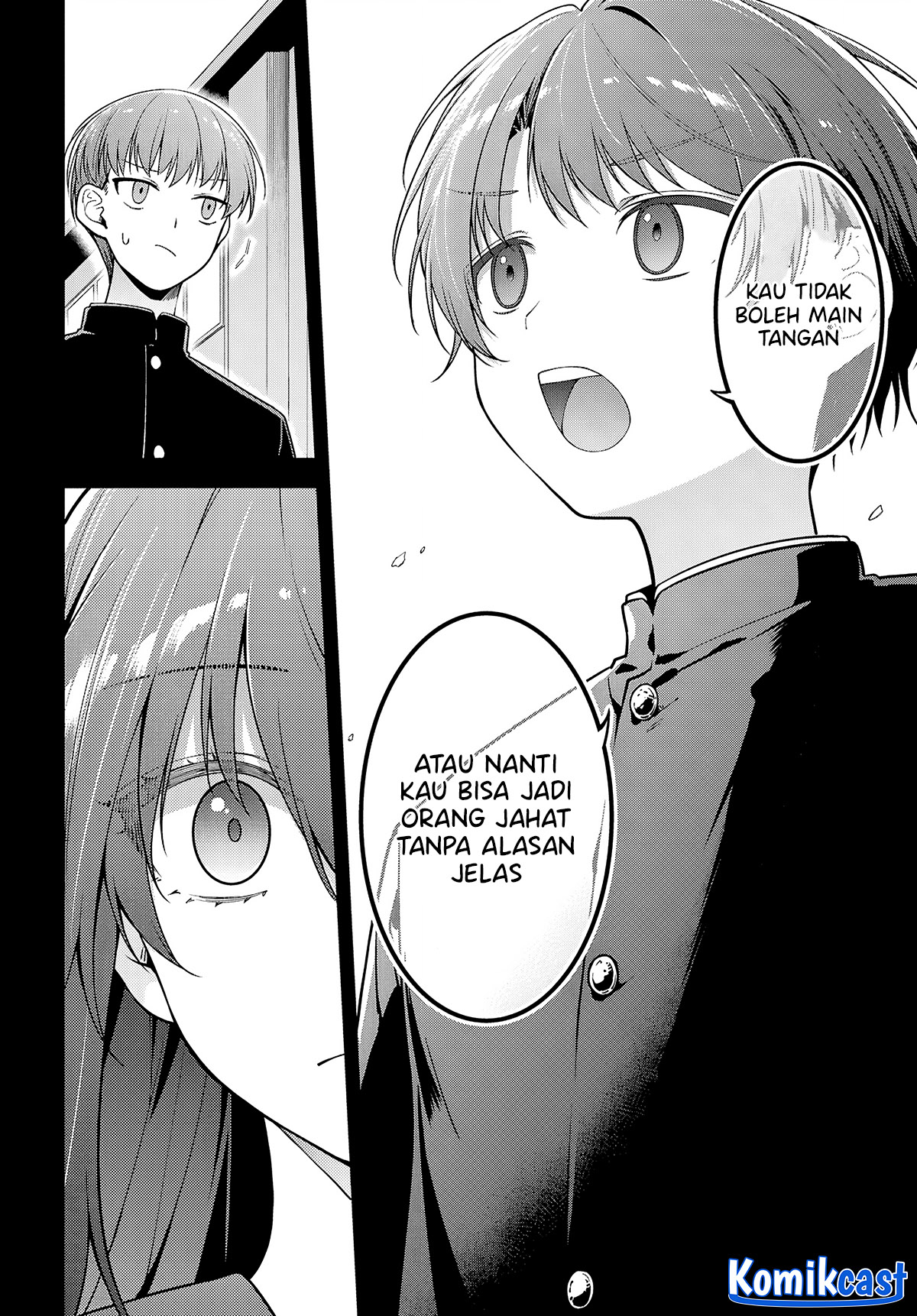 Tonari no Seki no Yankee Shimizu-san ga Kami o Kuroku Sometekita chapter 4