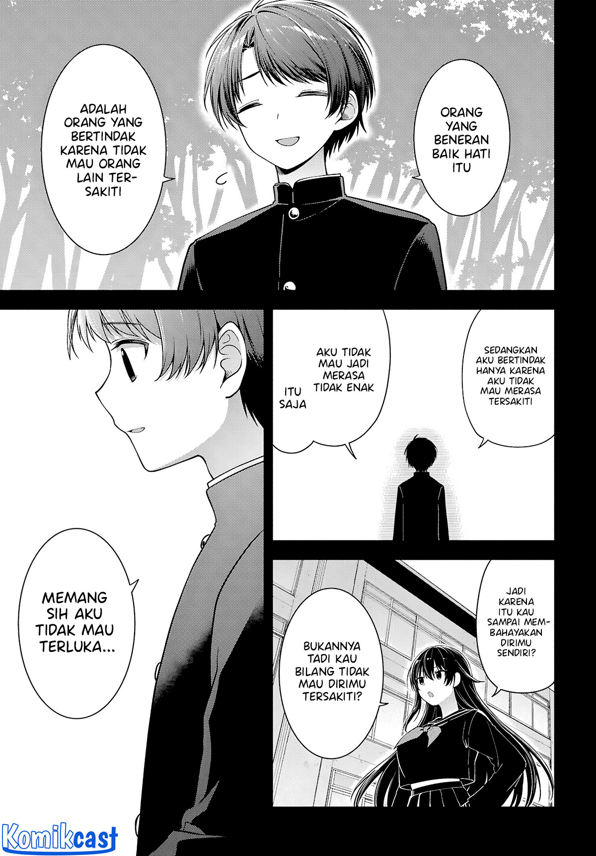 Tonari no Seki no Yankee Shimizu-san ga Kami o Kuroku Sometekita chapter 4
