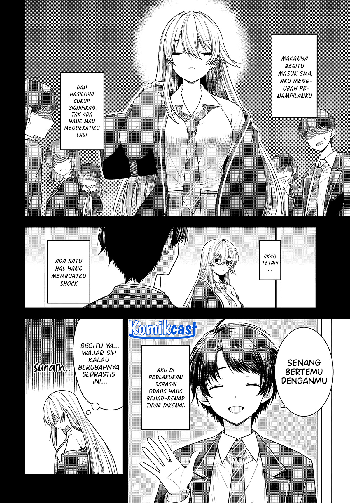 Tonari no Seki no Yankee Shimizu-san ga Kami o Kuroku Sometekita chapter 5