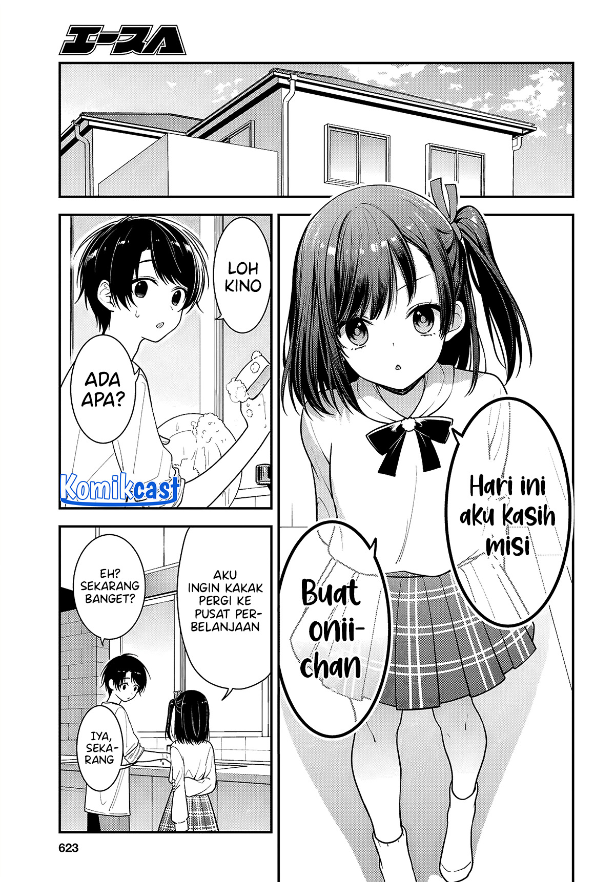 Tonari no Seki no Yankee Shimizu-san ga Kami o Kuroku Sometekita chapter 5