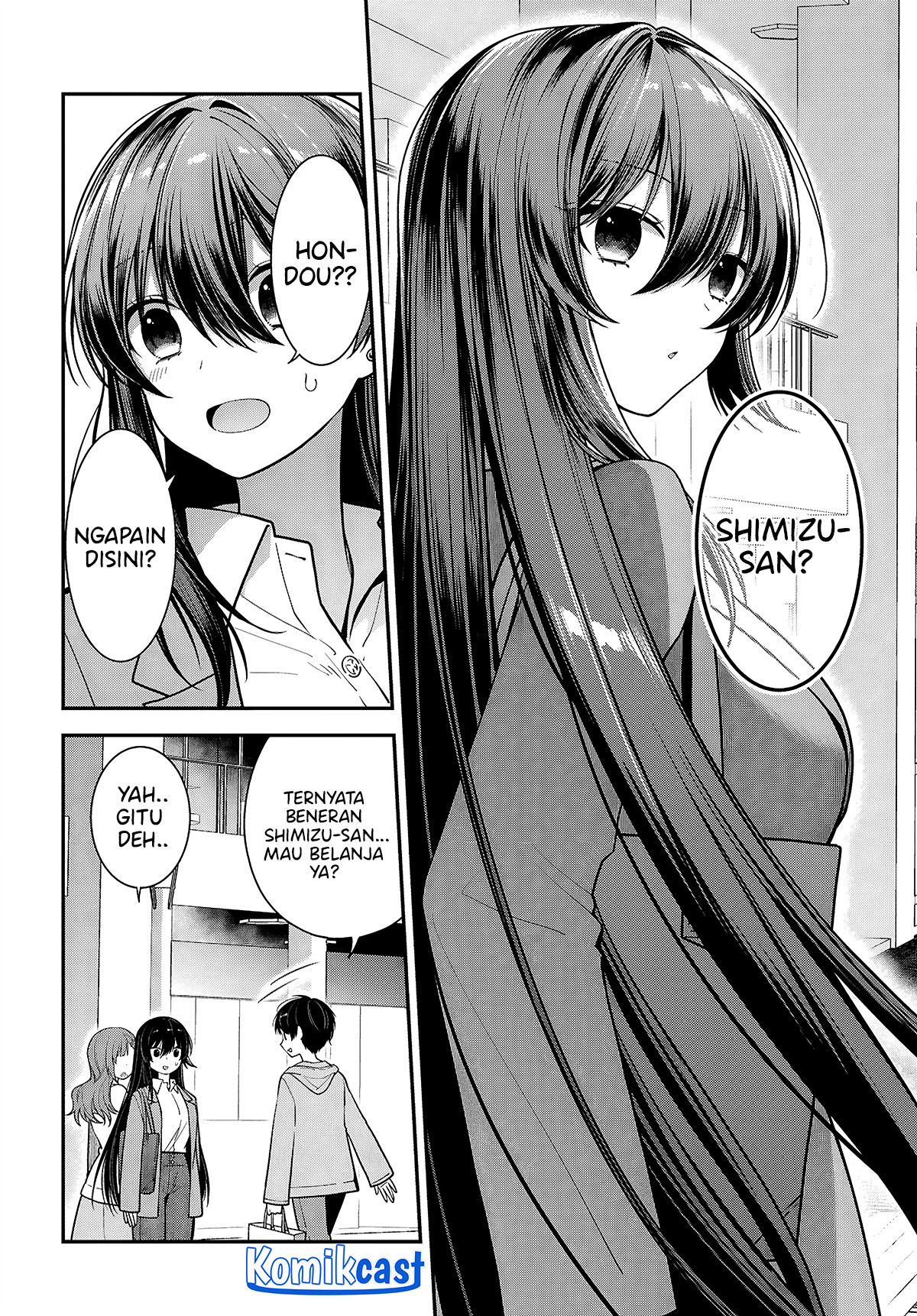 Tonari no Seki no Yankee Shimizu-san ga Kami o Kuroku Sometekita chapter 5