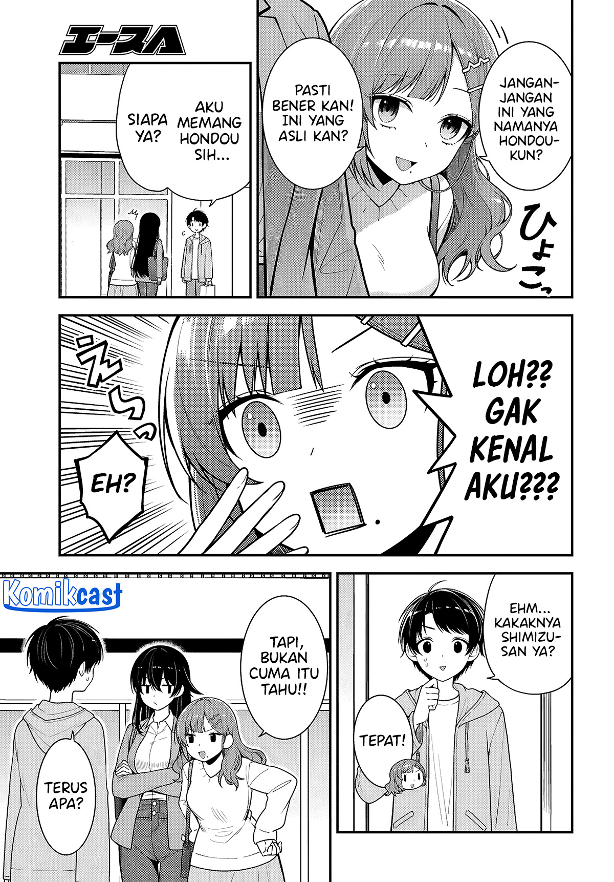 Tonari no Seki no Yankee Shimizu-san ga Kami o Kuroku Sometekita chapter 5
